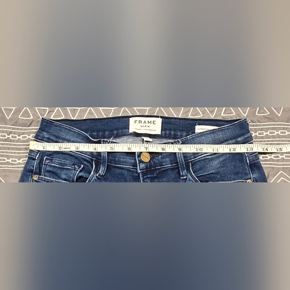 FRAME Le Skinny De Jeanne Cropped Jean Size 28 - Picture 5 of 7